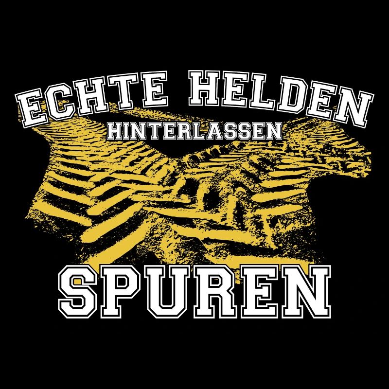 Landwirt - Helden Spuren Traktor Arbeit Geschenk