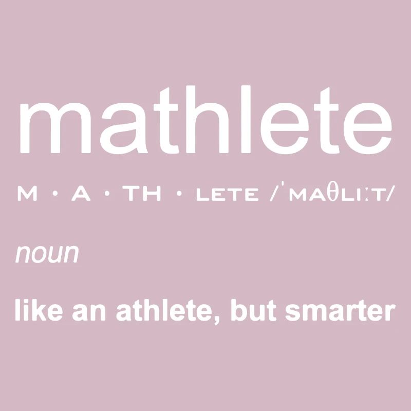 Mathlete Définition Drôle Math Nerd