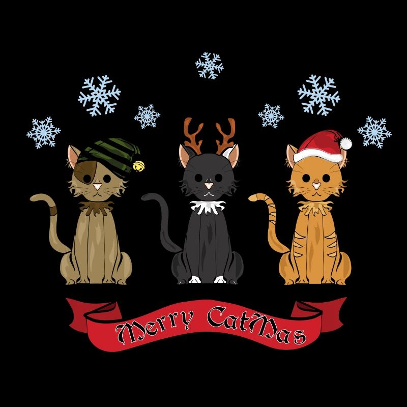 Joyeux chat de Noel!