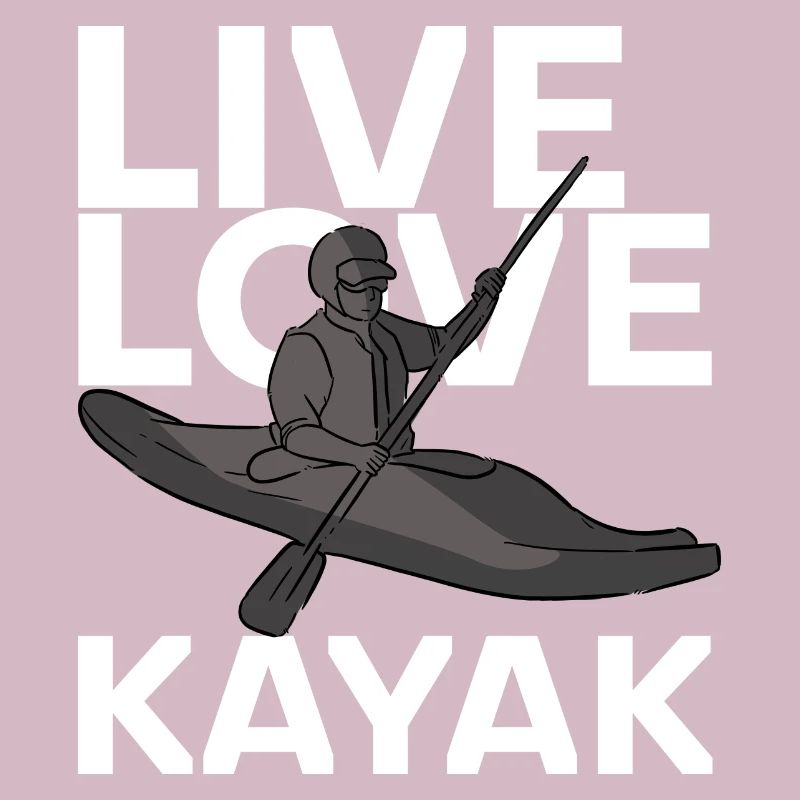 Kayak canoe rowing