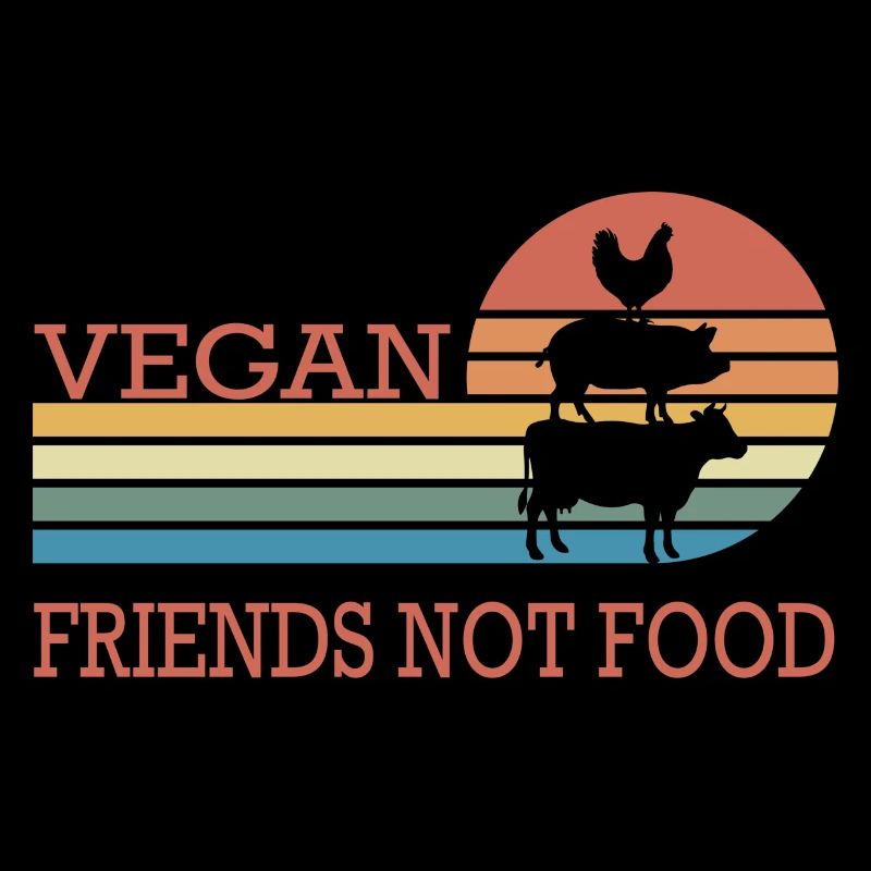 Amis végétaliens pas de nourriture