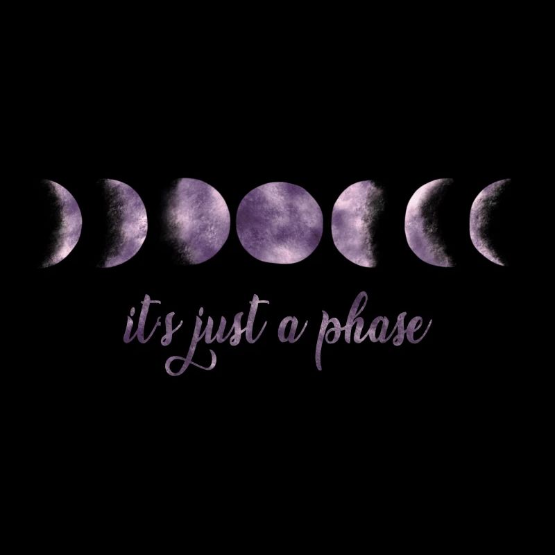 it's just a phase, moon phase, moon, night sky