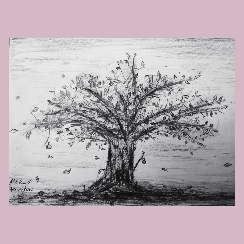 Herbst, Apfelbaum