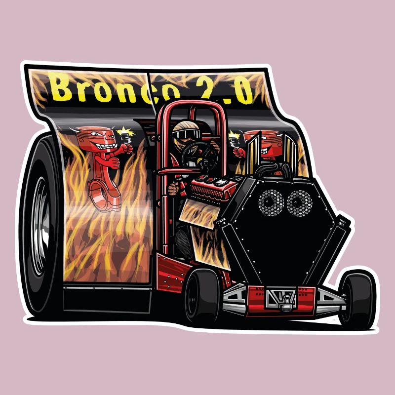 Tractor Pulling // Illustration