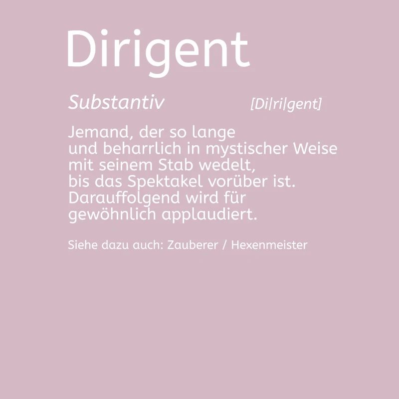 Dirigent Wörterbuch