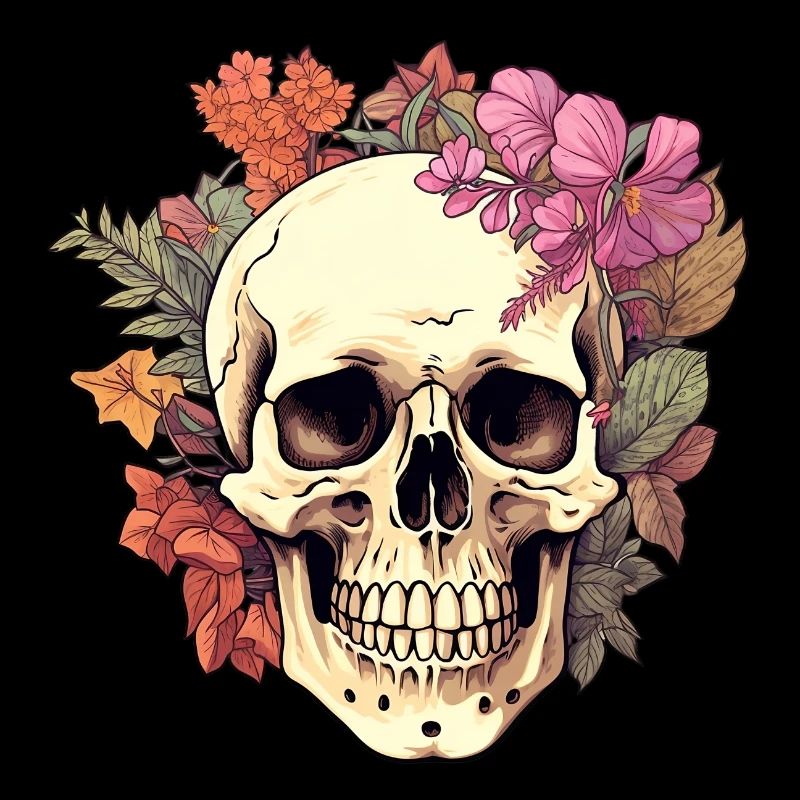 Botanical skull