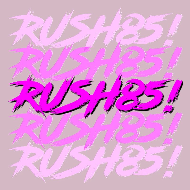 Synthwave / Cyberpunk Title Design RUSH85! -Hell