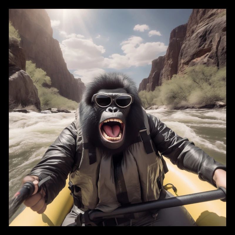 Rafting Gorille