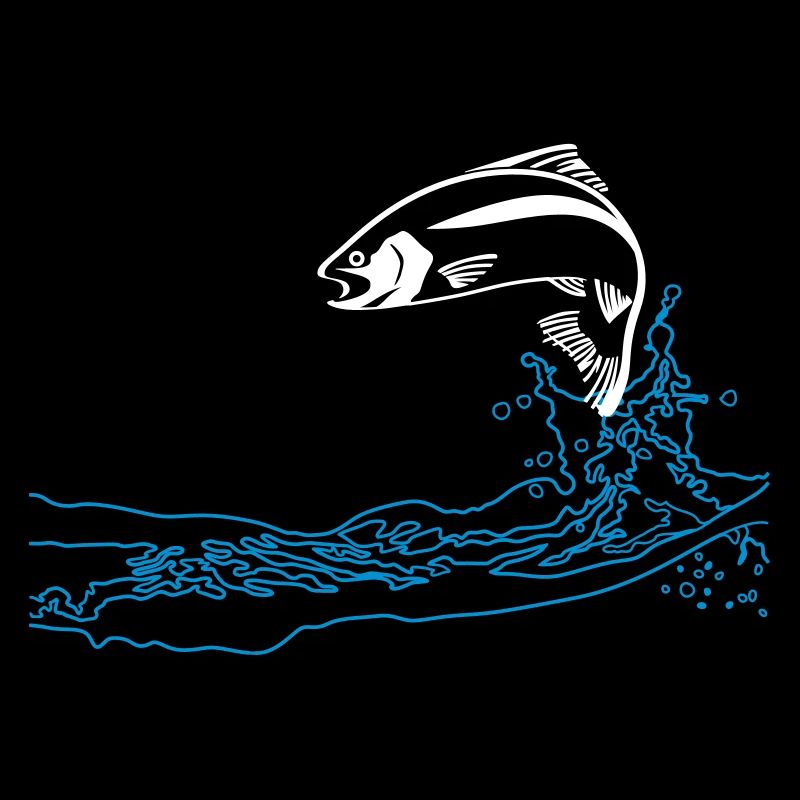 jumping trout