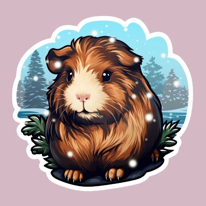 Cochon d’Inde d’hiver