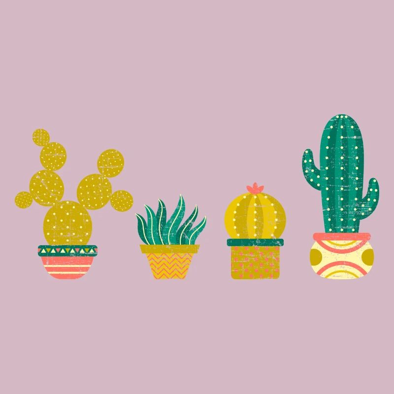 Cool Cactus Illustration Design