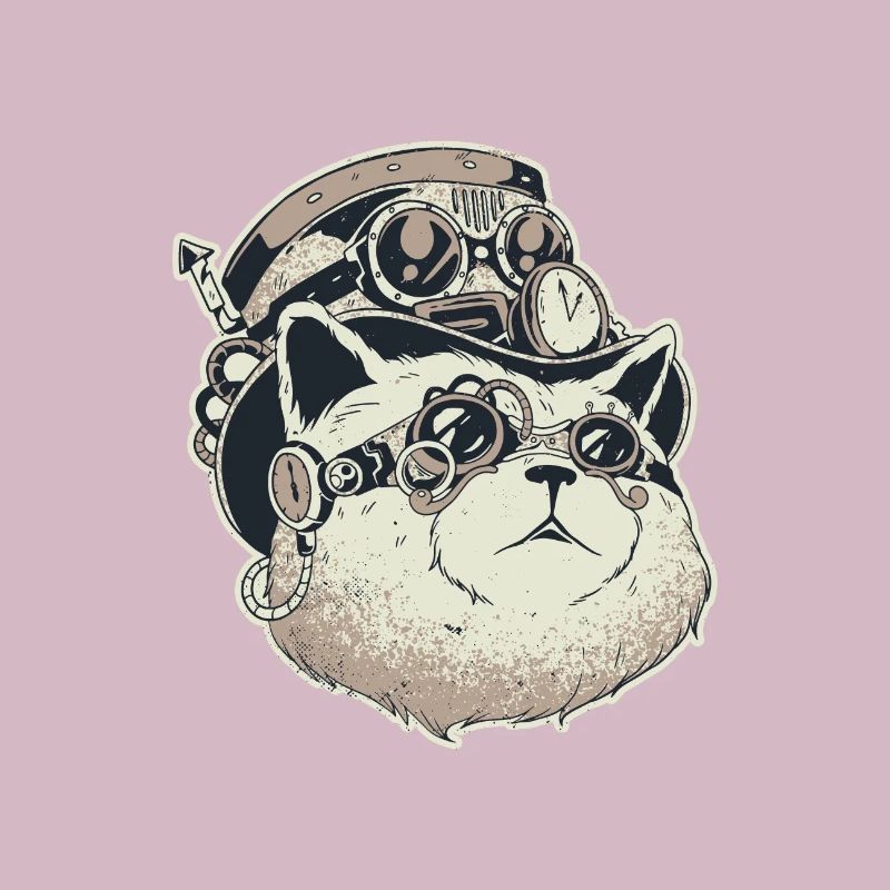 Steampunk-Katze