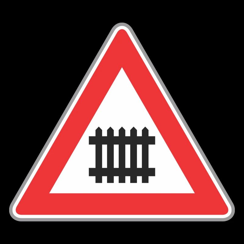 Road sign train way