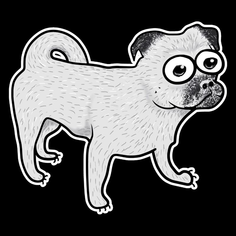 Retro Pug