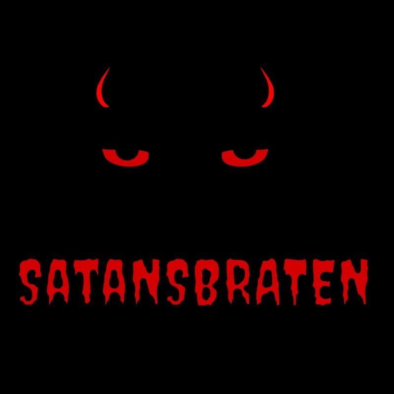Satan's roast, devil's head, horns, eyes - Satan