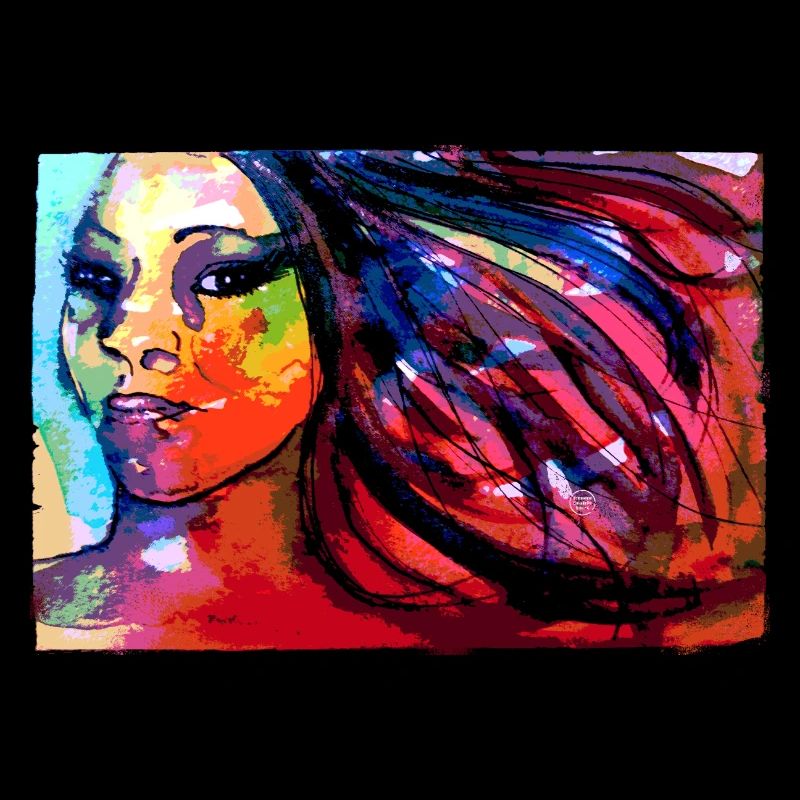 Femme arc-en-ciel