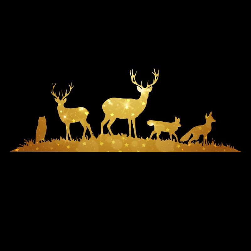 Wald-Silhouette Forest Silhouette