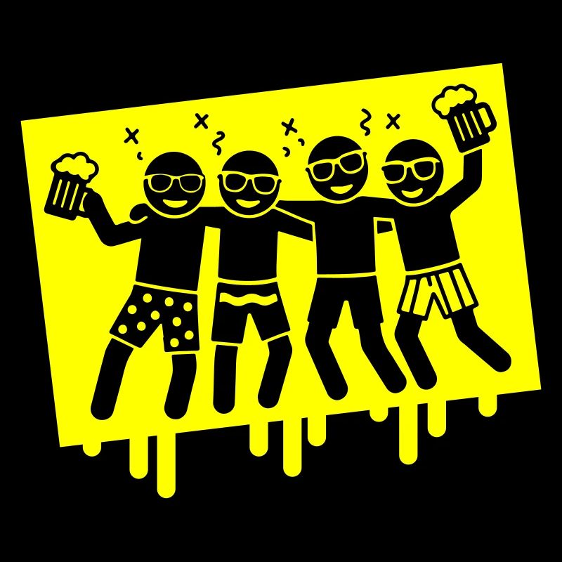 Fête Vacances Plage Alcool