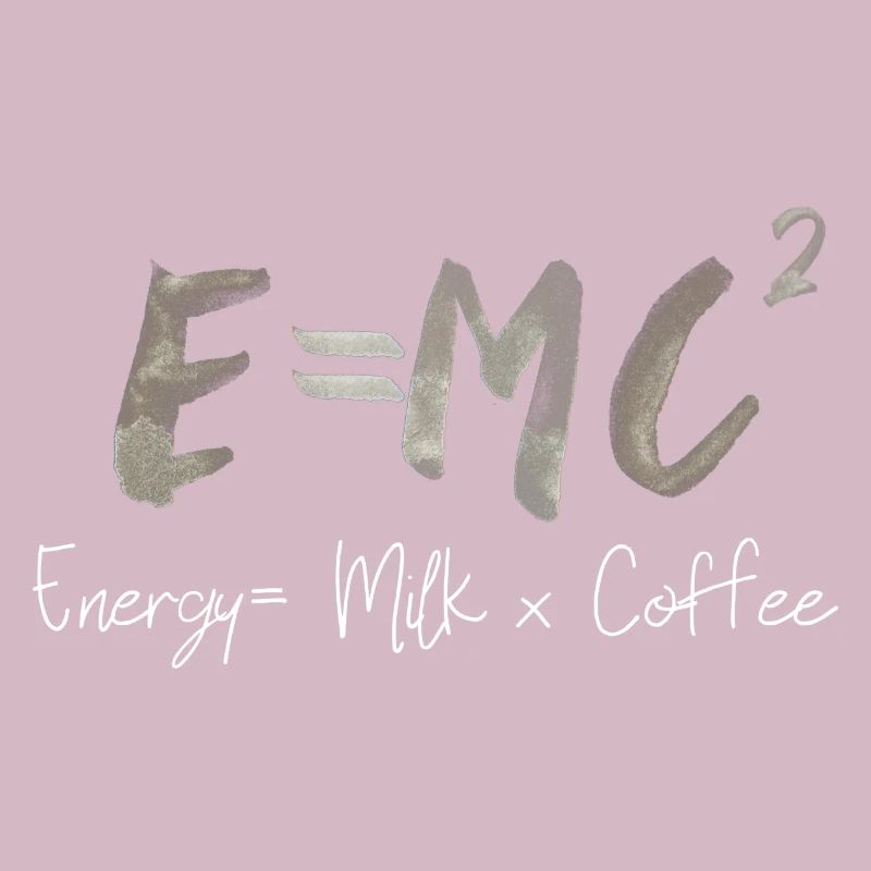 E MC2 Energy Physics Science Saying Font