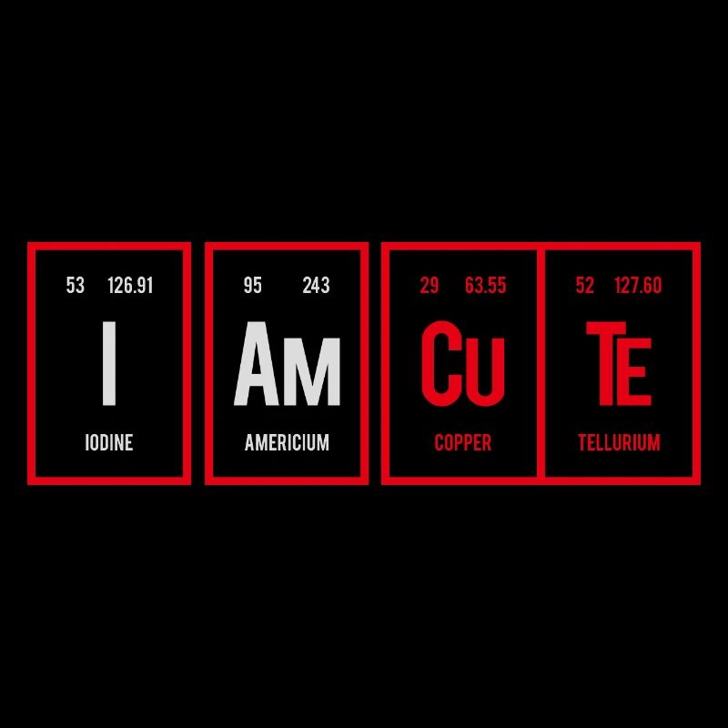 I Am Cute - Periodic Table of Elements