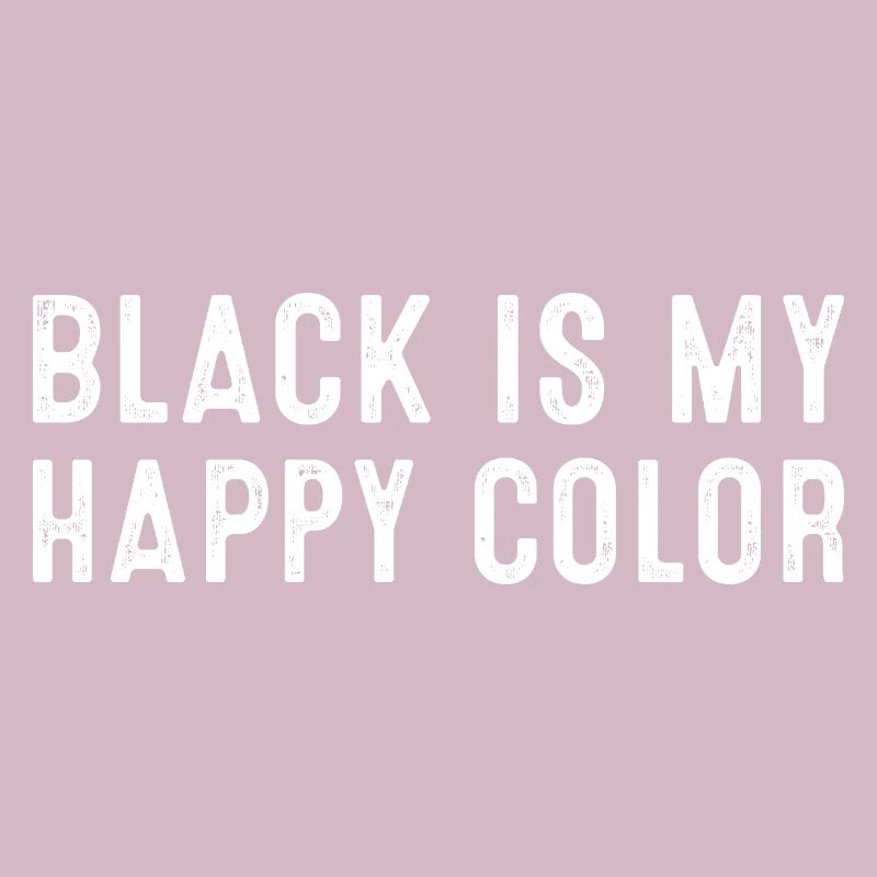 Le noir est ma déclaration de couleur heureuse pour les âmes audacieuses