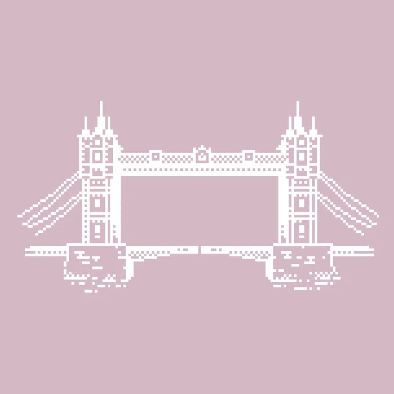 1Bit Pixel Tower Bridge