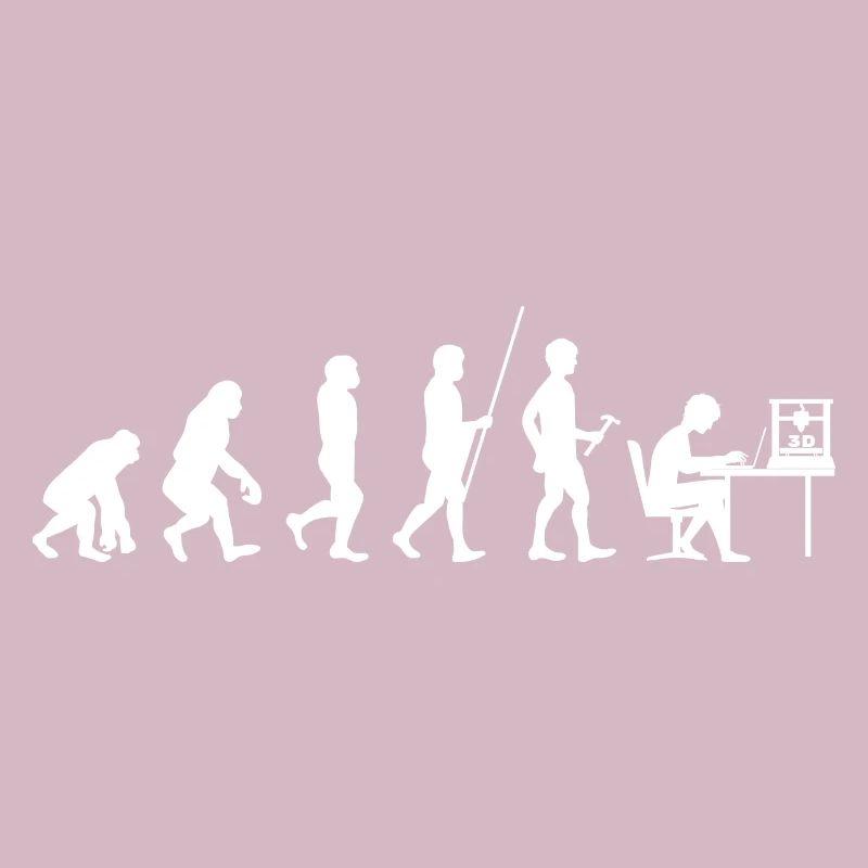 Evolution Imprimante 3D Imprimante Cadeau Chemise