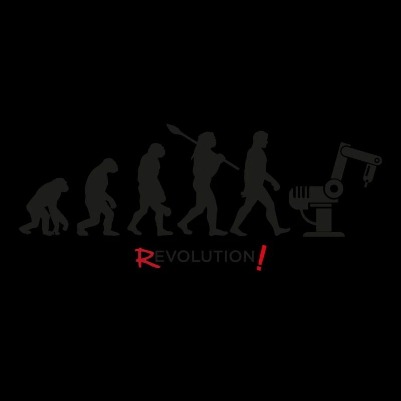 Evolution Revolution android robot