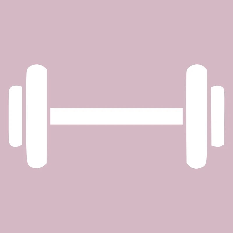 Strength Training Dumbbell Icon Minimal Icon Vector
