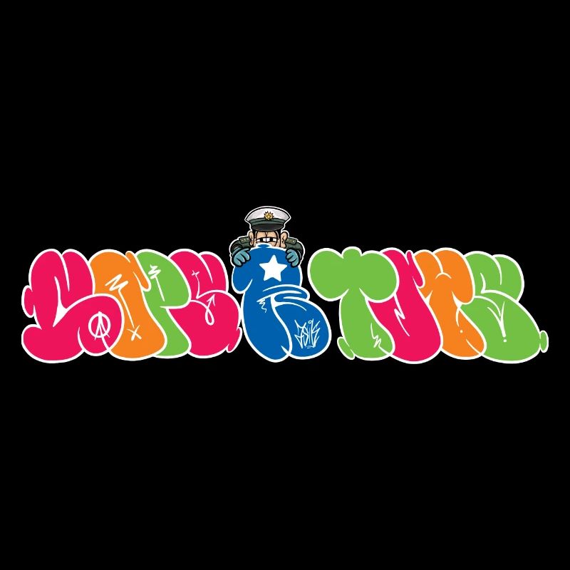 ACAB graffiti Cops are Toys