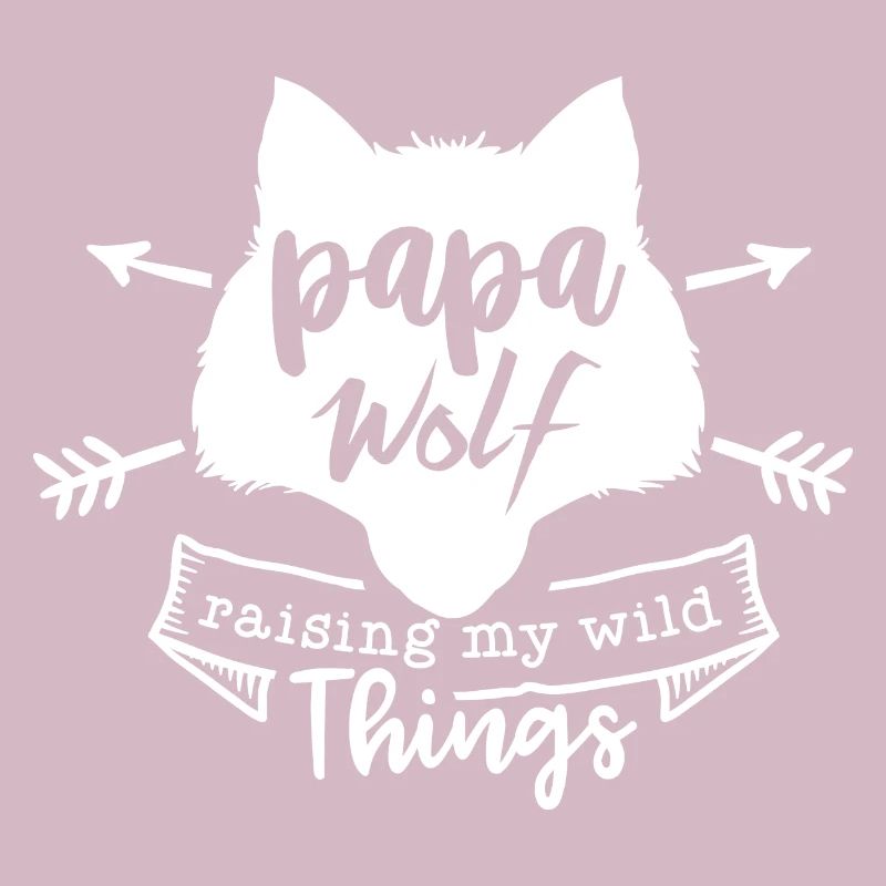 Papa wolf white