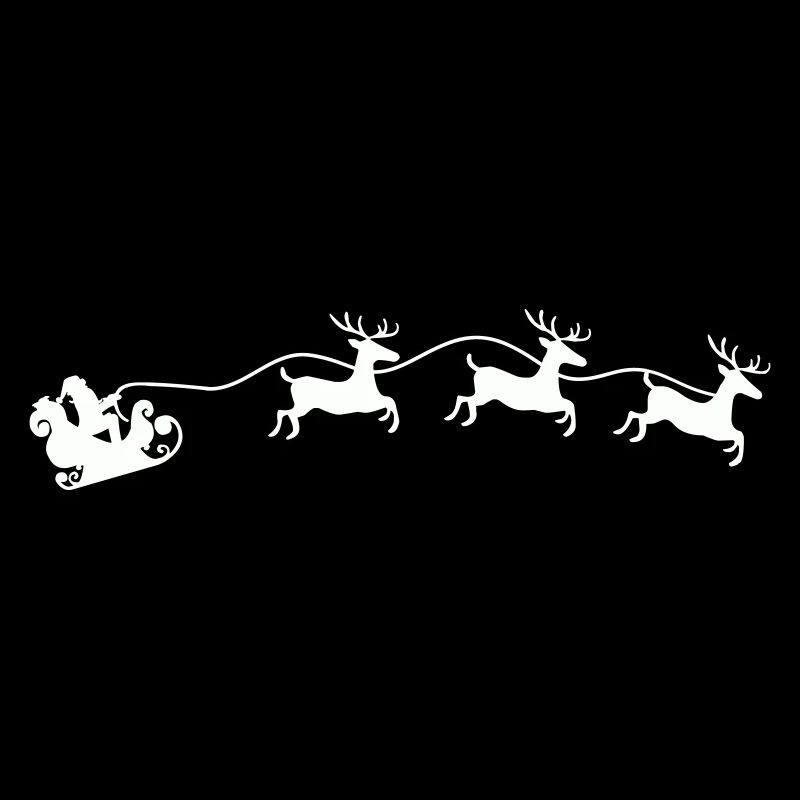 weihnachtsmann schlitten