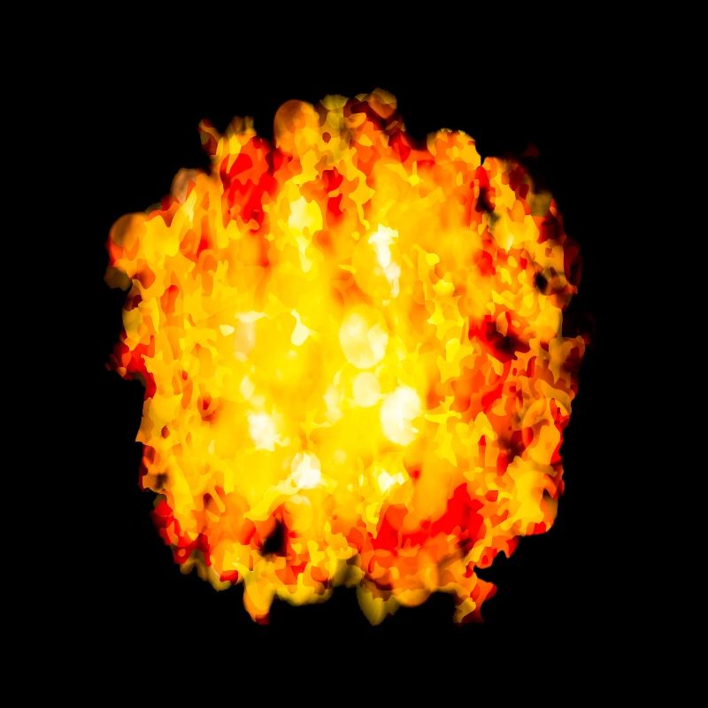 Small explosion