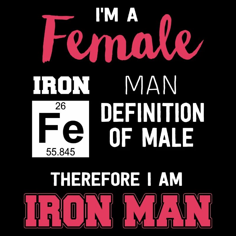 Frau Eisen Spruch Cool Geschenk Idee Frauenpower