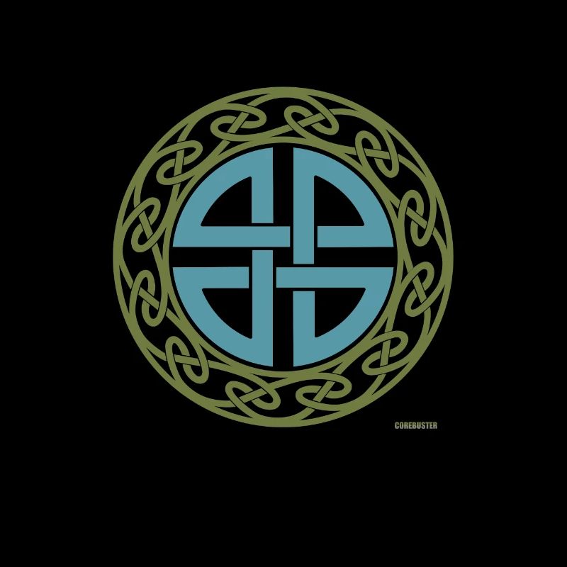 Celtic shield knot Thor protective symbol