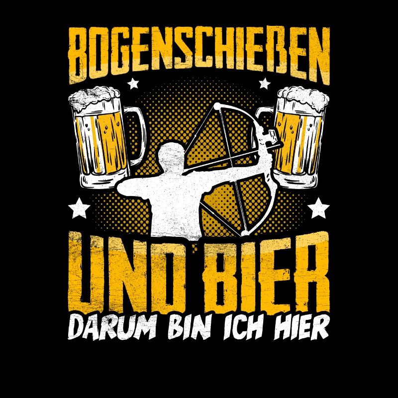Bogenschießen Und Bier Spruch Bogenschütze Pfeil
