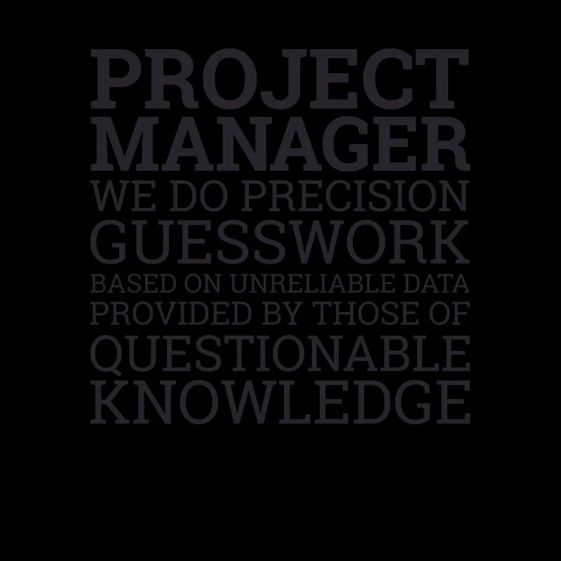 "Project Manager Guesswork" | "Project Manager"