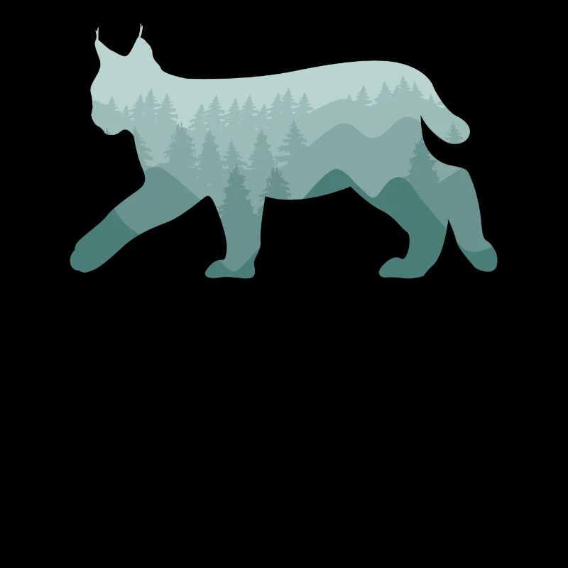 Luchs Rotluchs Wald Natur Landschaft Geschenk