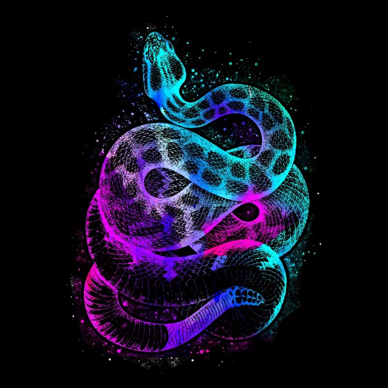 Snake Serpent Watercolor