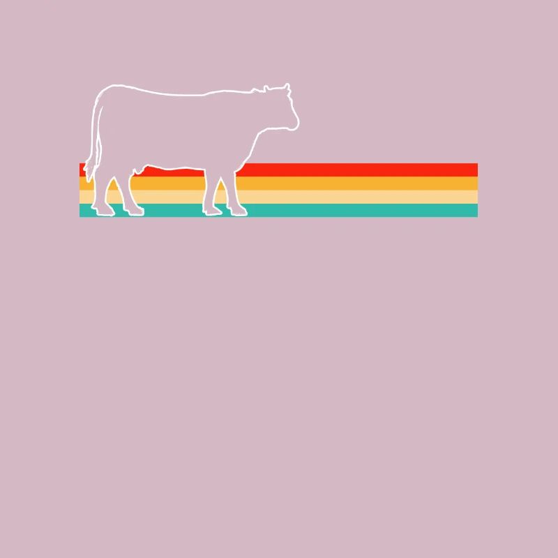 Bœuf de vache Retro