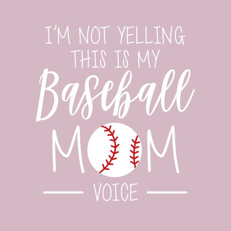 Je ne crie pas c’est ma voix de maman de baseball