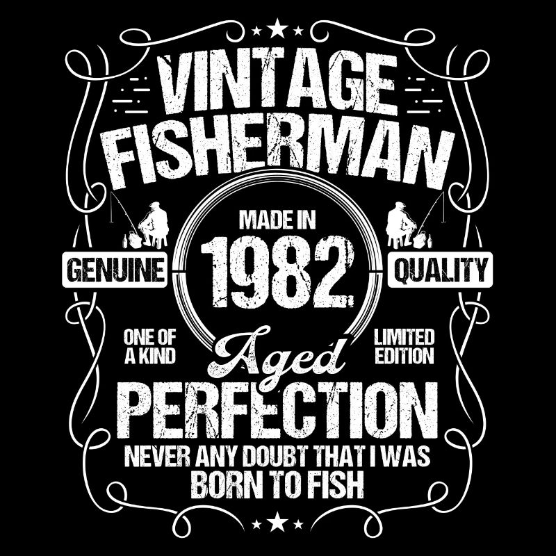 1982 Pêche pour pêcheur 1982 Année de naissance Pêcheur