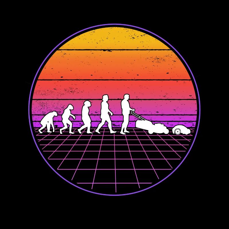 Mähroboter Evolution Retro Rasenroboter