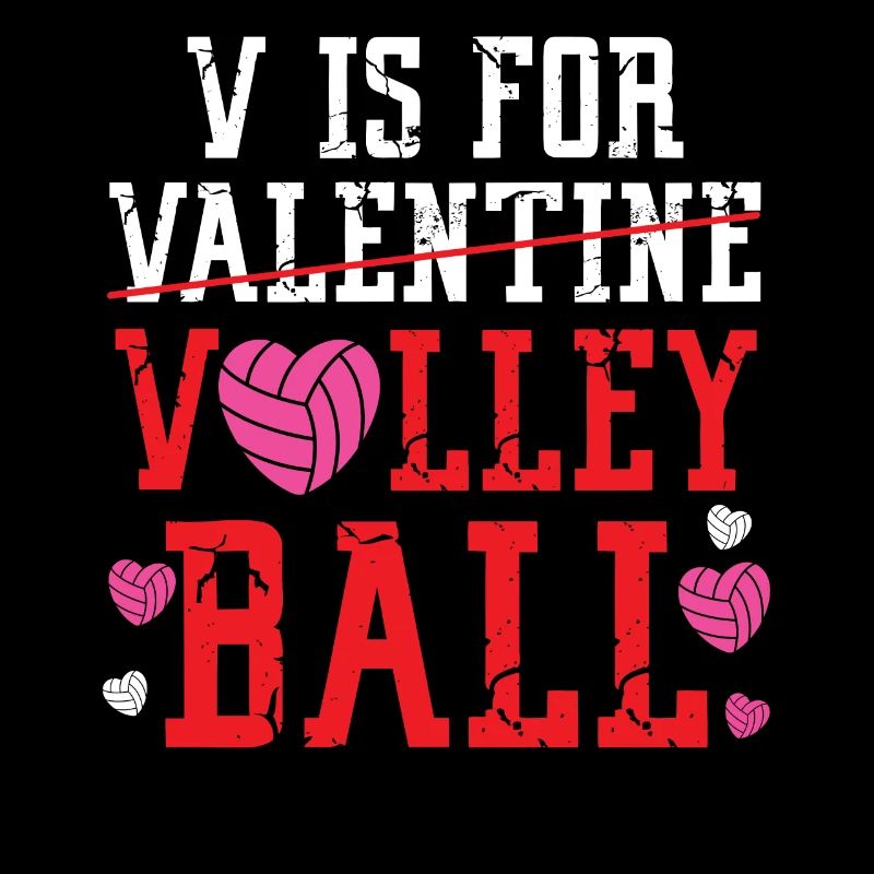 Volleyball Player Team Valentines