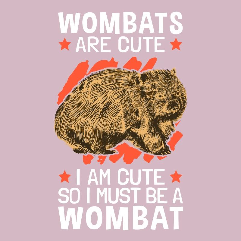 Also bin ich ein Wombat Beuteltier