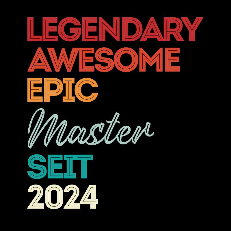 Master 2024 Abschluss Geschenk Studium Absolvent