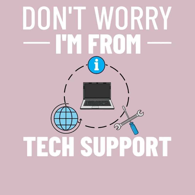 Tech Support IT Technischer Hilfe Helpdesk