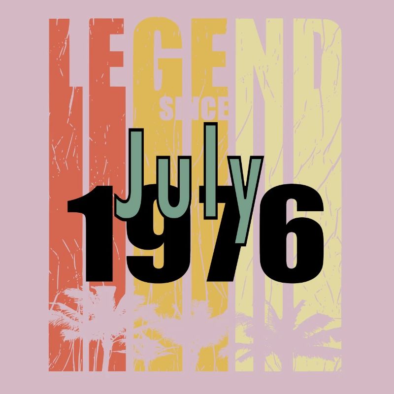 1976 Juli retro Geburtstag Geschenk