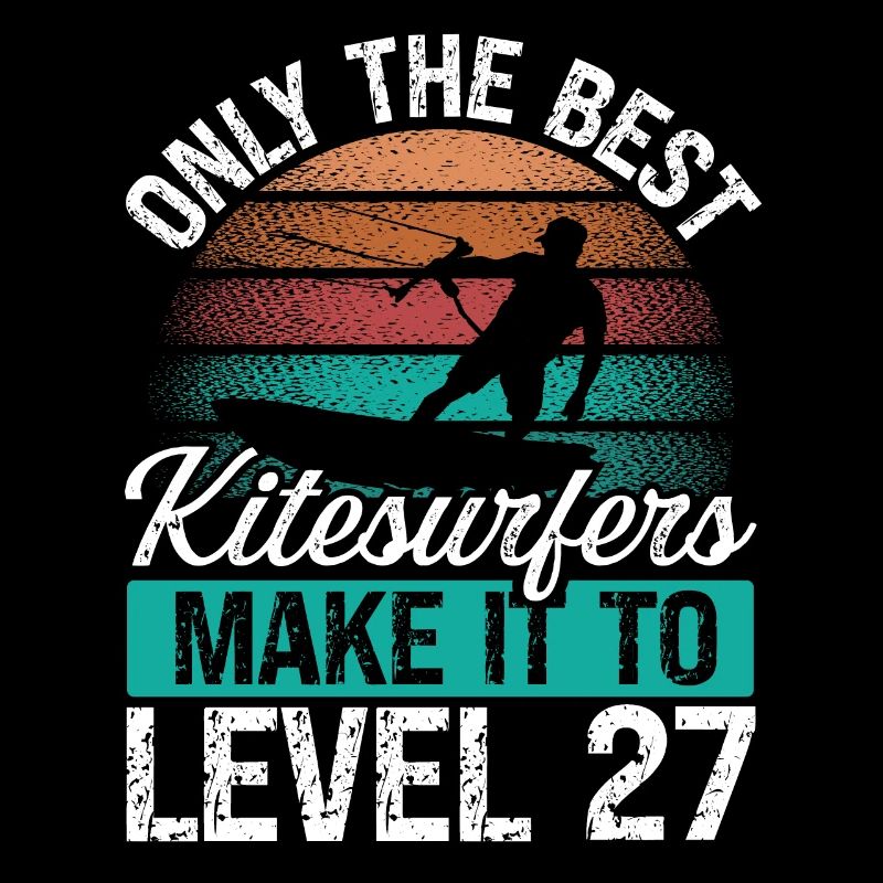 27 Kitesurf Level 27 Year Retro Kiteboarding