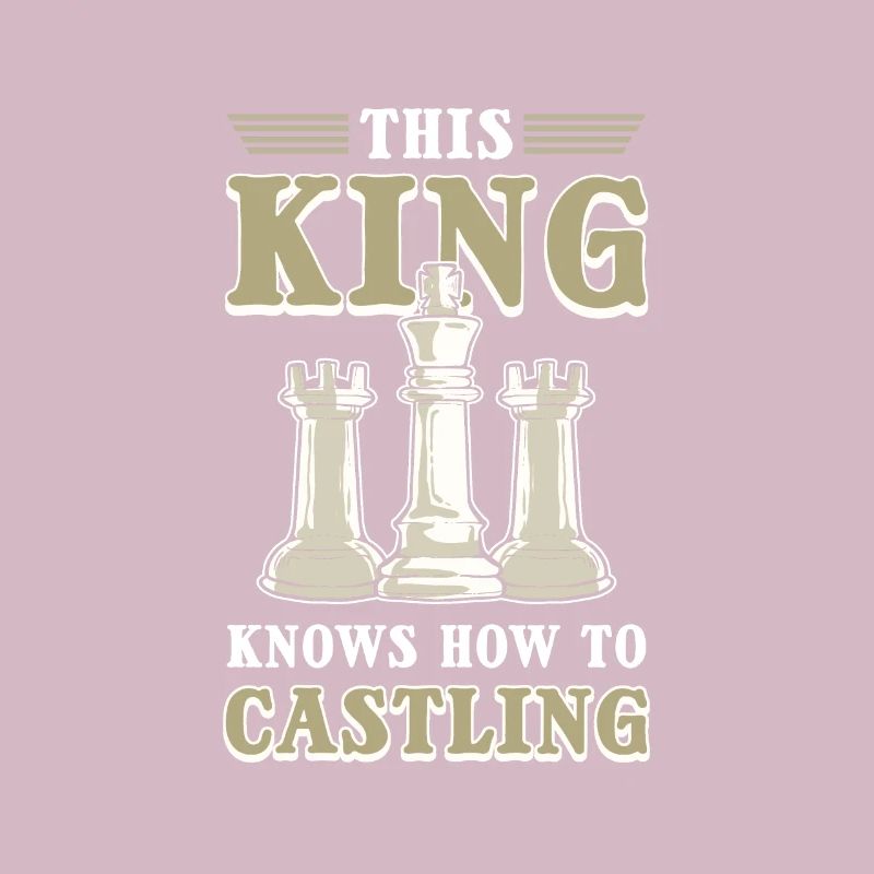 This King Knows How To Castling Chess Board Game